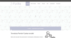 Desktop Screenshot of fysika.fi