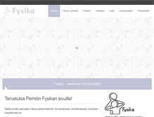 Tablet Screenshot of fysika.fi